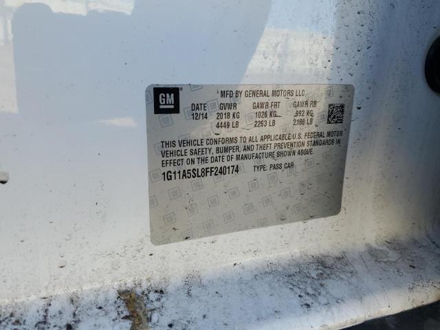 2015 CHEVROLET MALIBU LS 1G11A5SL8FF240174