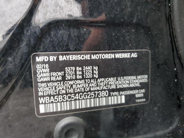 2016 BMW 535 XI WBA5B3C54GG257380