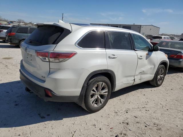 VIN 5TDKKRFH9ES011748 2014 Toyota Highlander, Xle no.3