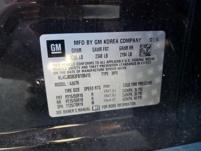 2015 BUICK ENCORE CON - KL4CJBSB3FB108415