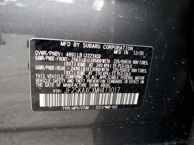 2021 SUBARU FORESTER T JF2SKAXCXMH473017