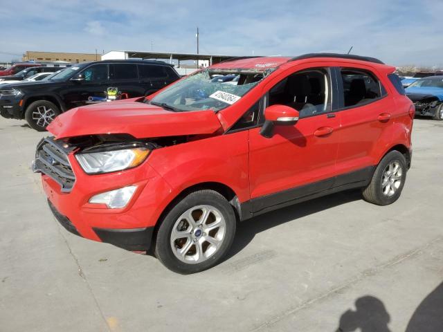 2020 FORD ECOSPORT SE For Sale | TX - DALLAS | Thu. Feb 22, 2024 - Used ...