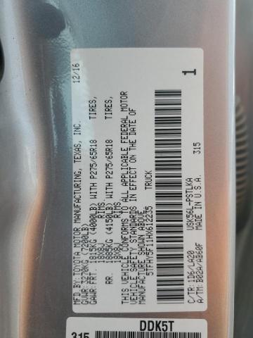 2017 TOYOTA TUNDRA 4WD 5TFHY5F11HX612235