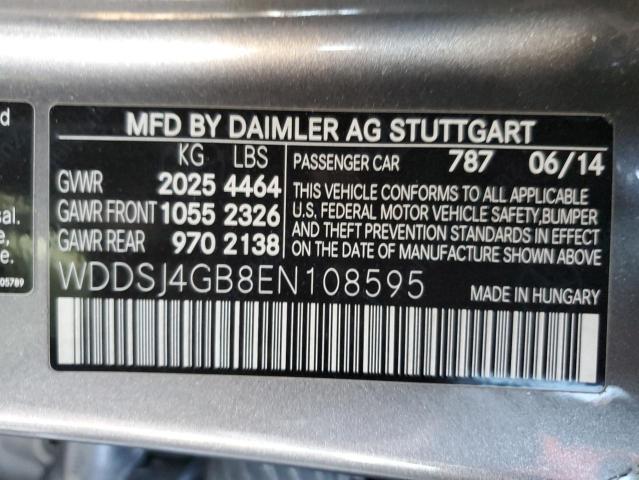 VIN WDDSJ4GB8EN108595 2014 Mercedes-Benz CLA-Class,... no.12