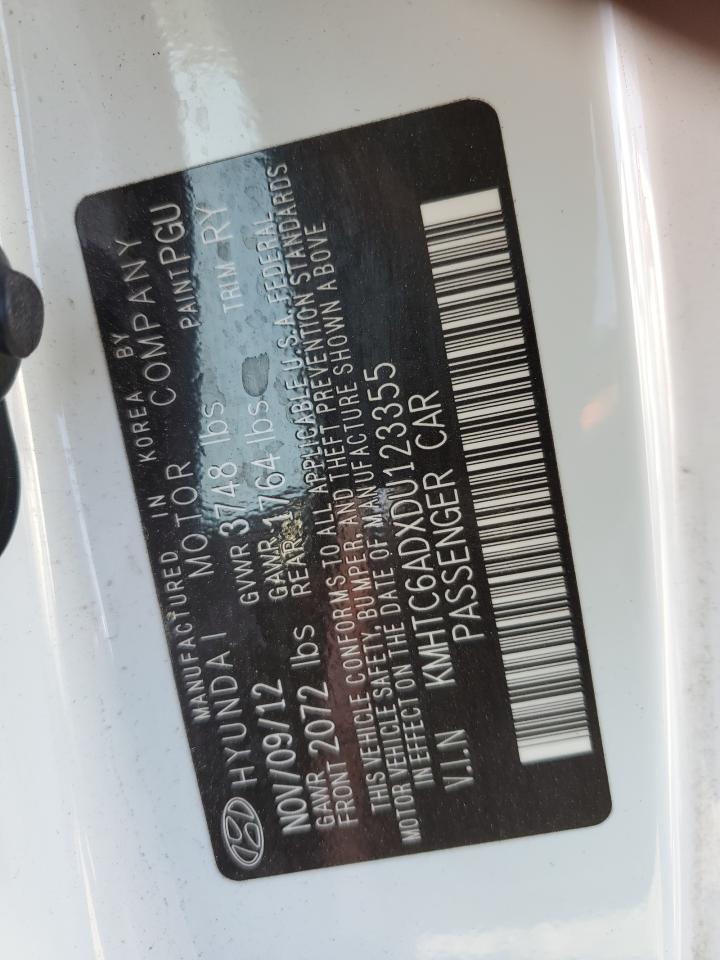 KMHTC6ADXDU123355 2013 Hyundai Veloster