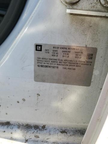 2017 CHEVROLET CRUZE LT - 1G1BE5SM7H7192116