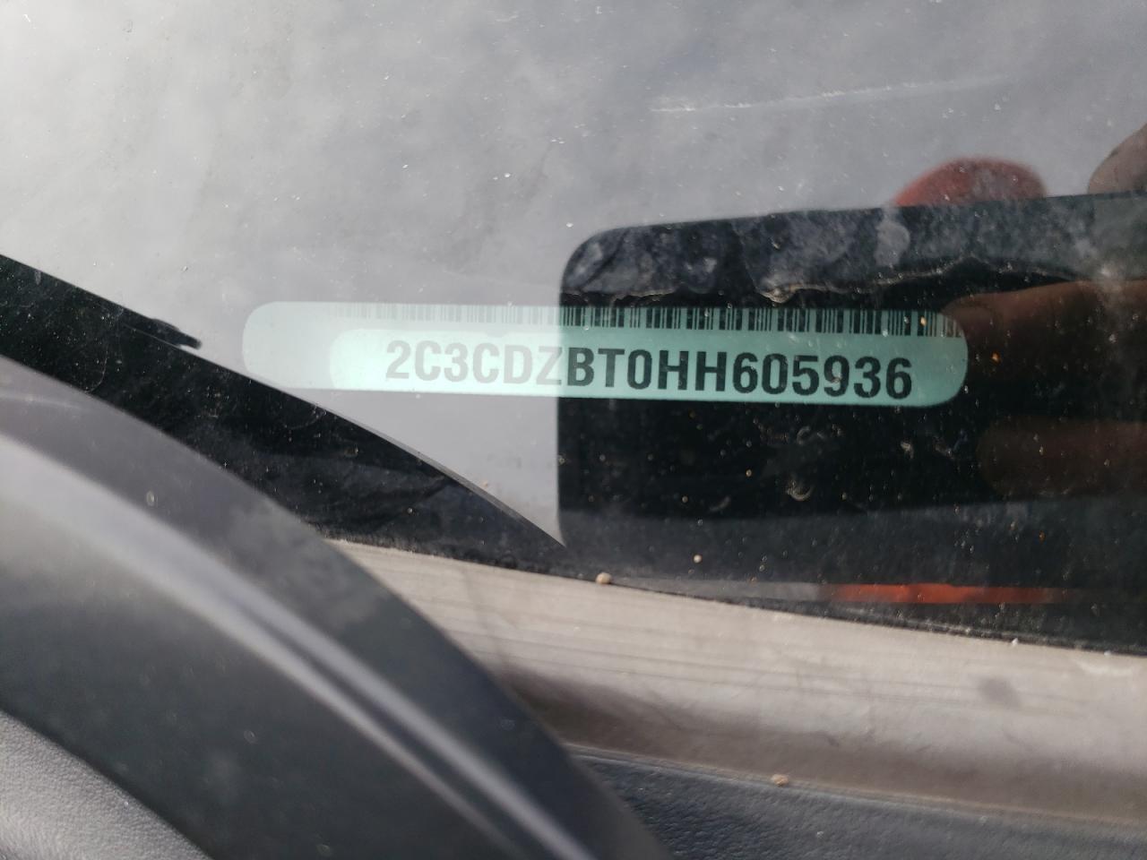 2C3CDZBT0HH605936 2017 Dodge Challenger R/T