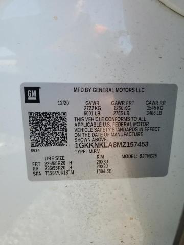 1GKKNKLA8MZ157453 GMC Acadia SLE 12