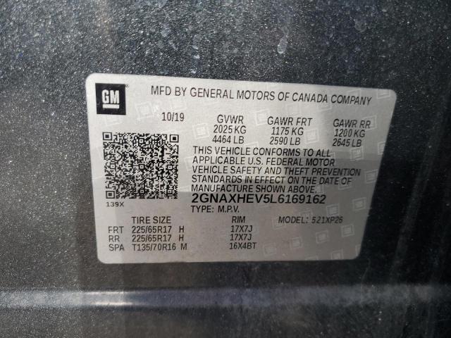 2020 CHEVROLET EQUINOX LS 2GNAXHEV5L6169162