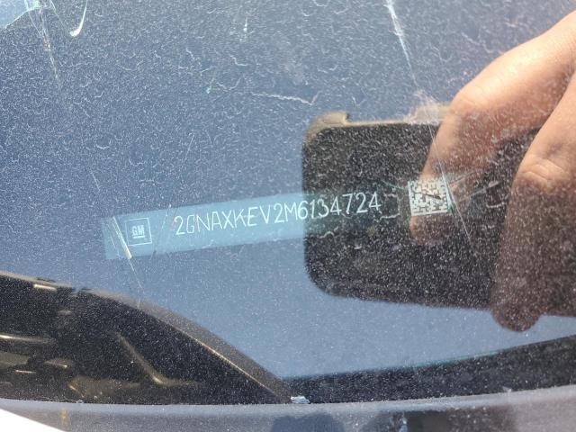 2021 CHEVROLET EQUINOX LT 2GNAXKEV2M6134724