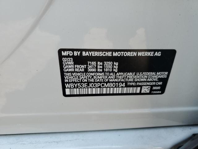 2023 BMW I7 XDRIVE6 WBY53EJ03PCM80194