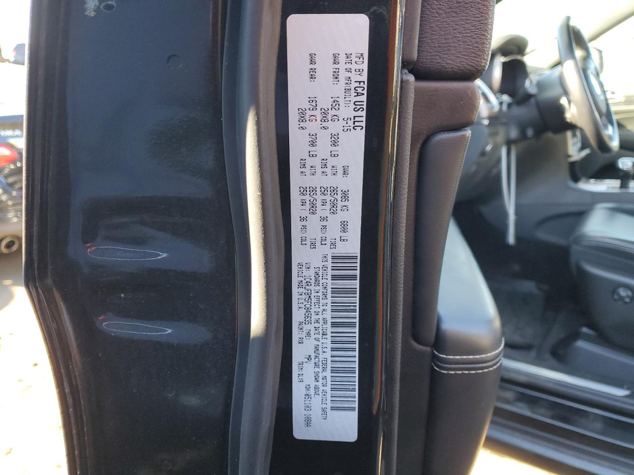 1C4RJFBM5FC845635 2015 Jeep Grand Cherokee Limited