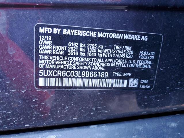  BMW X5 2020 Угольный