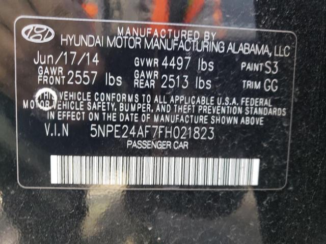 2015 Hyundai Sonata Se VIN: 5NPE24AF7FH021823 Lot: 44595514