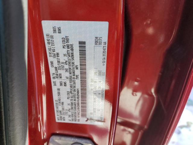 2017 FORD ESCAPE SE 1FMCU9G96HUB25661