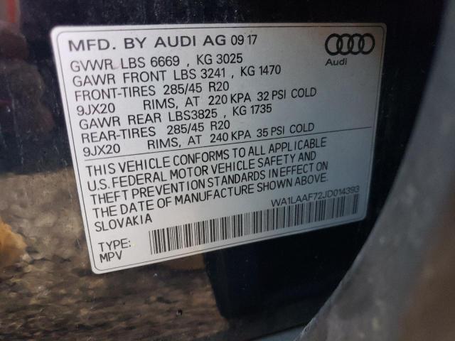 VIN WA1LAAF72JD014393 2018 Audi Q7, Premium Plus no.13