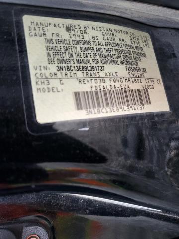 Image 12 of 2009 Nissan Versa salvage vehicle - Lot #43660634 at Copart