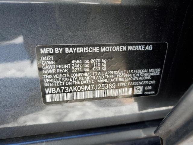 2021 BMW 228XI WBA73AK09M7J25369