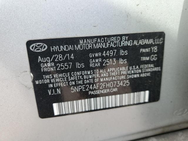 2015 Hyundai Sonata Se VIN: 5NPE24AF2FH073425 Lot: 44132974