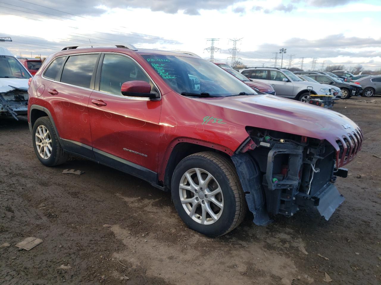 1C4PJLCB0EW148129 2014 Jeep Cherokee Latitude