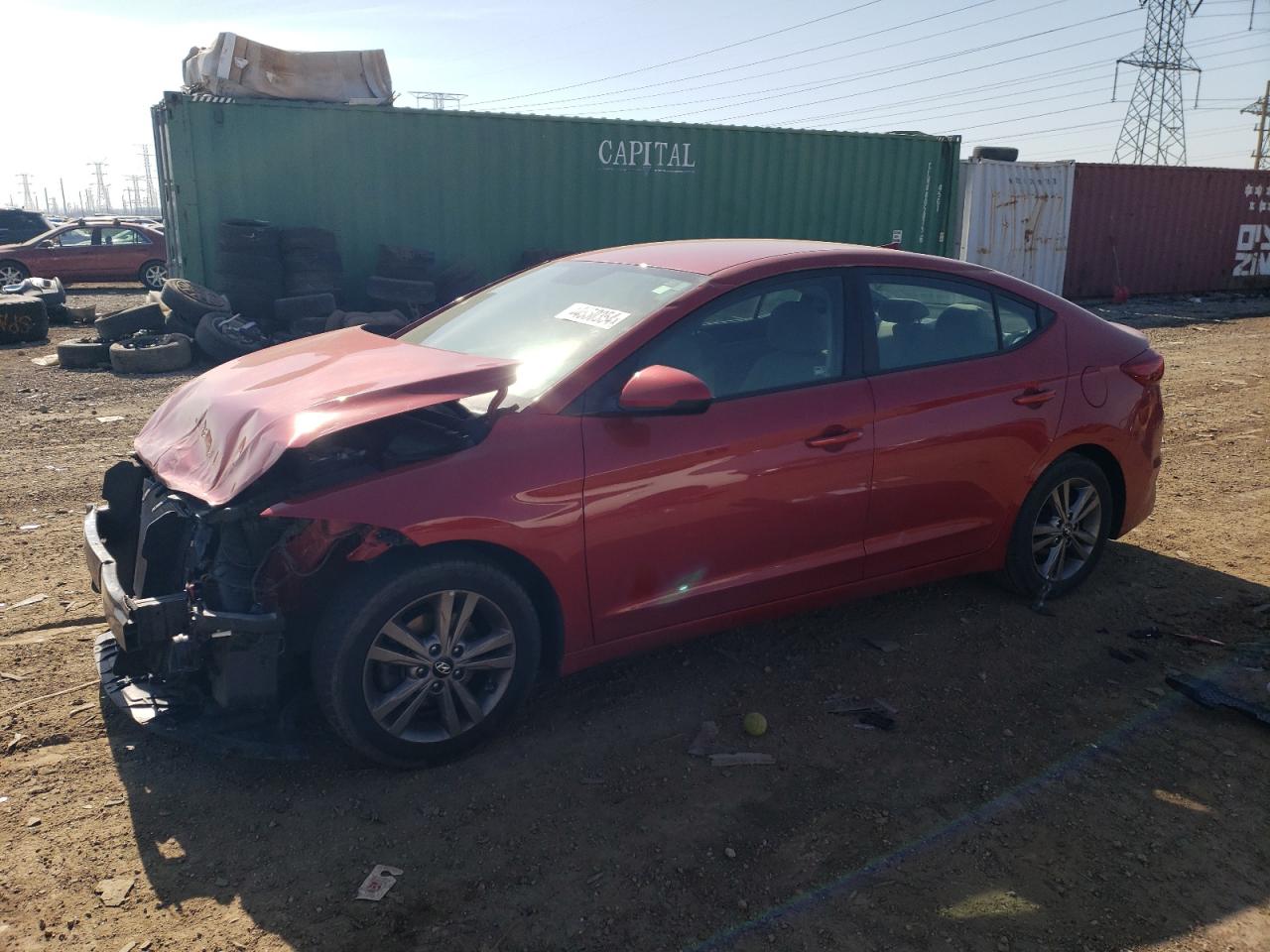 Lot #2429104428 2018 HYUNDAI ELANTRA SE