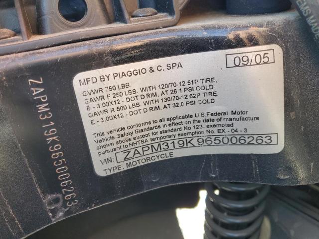 2008 VESPA GRANTURISM - ZAPM319K965006263