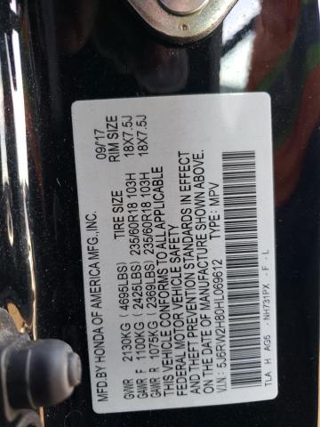 2017 HONDA CVR 5J6RW2H80HL069612