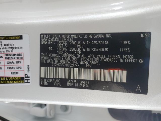 2024 LEXUS NX 350H BA - 2T2HKCEZ1RC024747