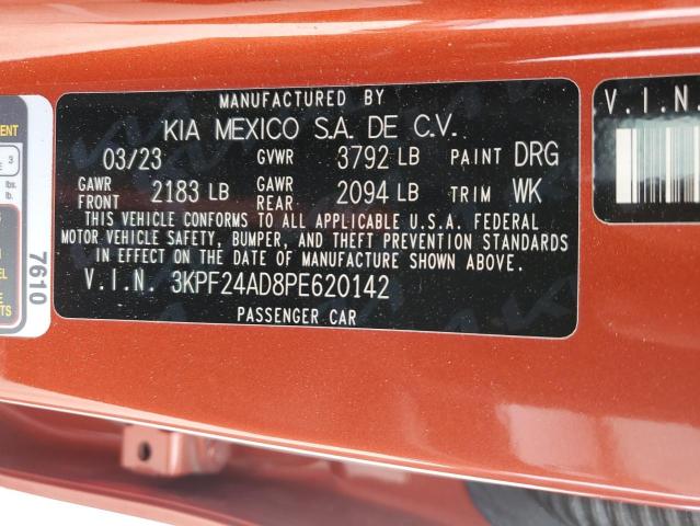 2023 KIA FORTE LX 3KPF24AD8PE620142