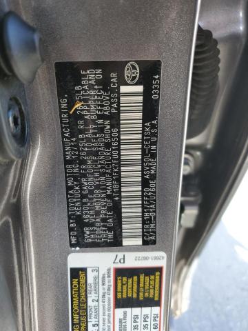 2015 TOYOTA CAMRY LE 4T1BF1FK7FU016506