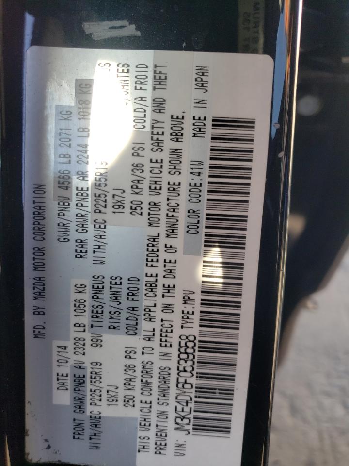 JM3KE4DY6F0539658 2015 Mazda Cx-5 Gt