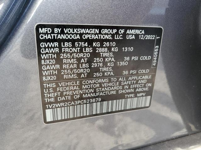 2023 VOLKSWAGEN ATLAS SE - 1V2WR2CA3PC523679