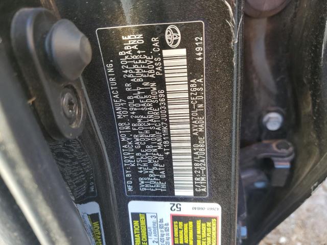 2018 TOYOTA CAMRY L - 4T1B11HK7JU033696