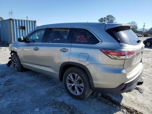 VIN 5TDKKRFH3FS117632 2015 Toyota Highlander, Xle no.2