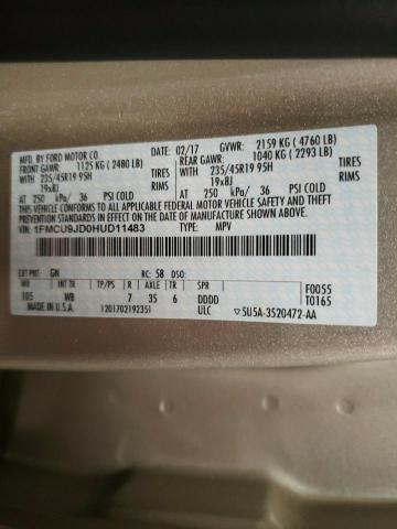 2017 FORD ESCAPE TIT 1FMCU9JD0HUD11483