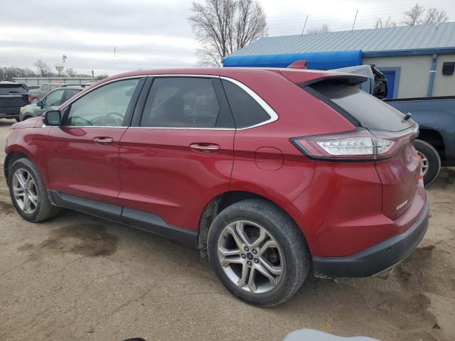 Lot #2475949879 2016 FORD EDGE TITAN salvage car