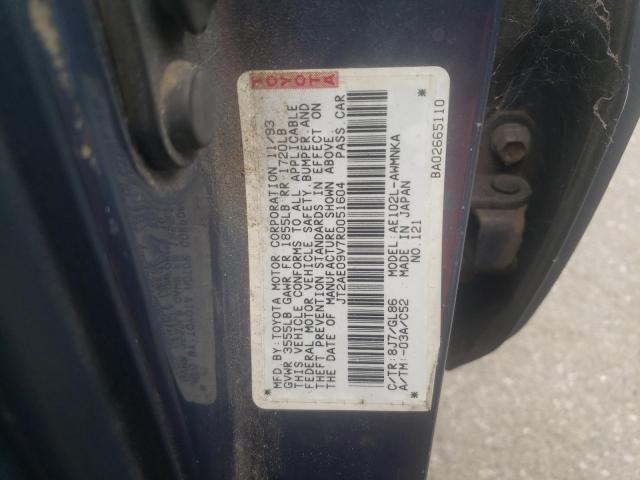 JT2AE09V7R0051604 1994 Toyota Corolla Base