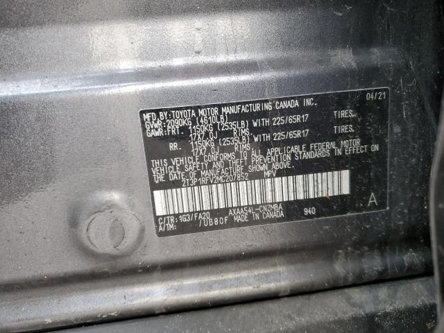 2T3P1RFV2MC207852 2021 TOYOTA RAV4