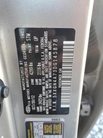 2013 Kia Optima Ex VIN: 5XXGN4A73DG145878 Lot: 43608854