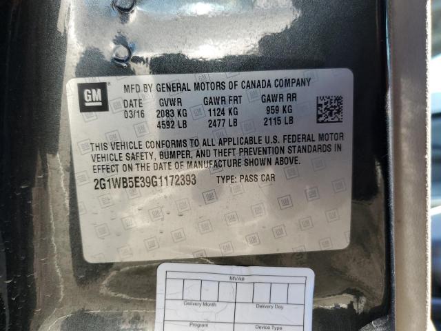 2016 CHEVROLET IMPALA LIM - 2G1WB5E39G1172393
