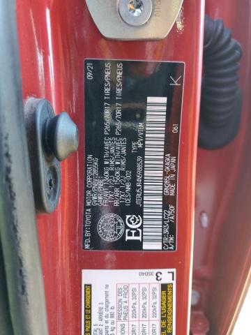 2022 TOYOTA 4RUNNER SR - JTERU5JR4N5988539