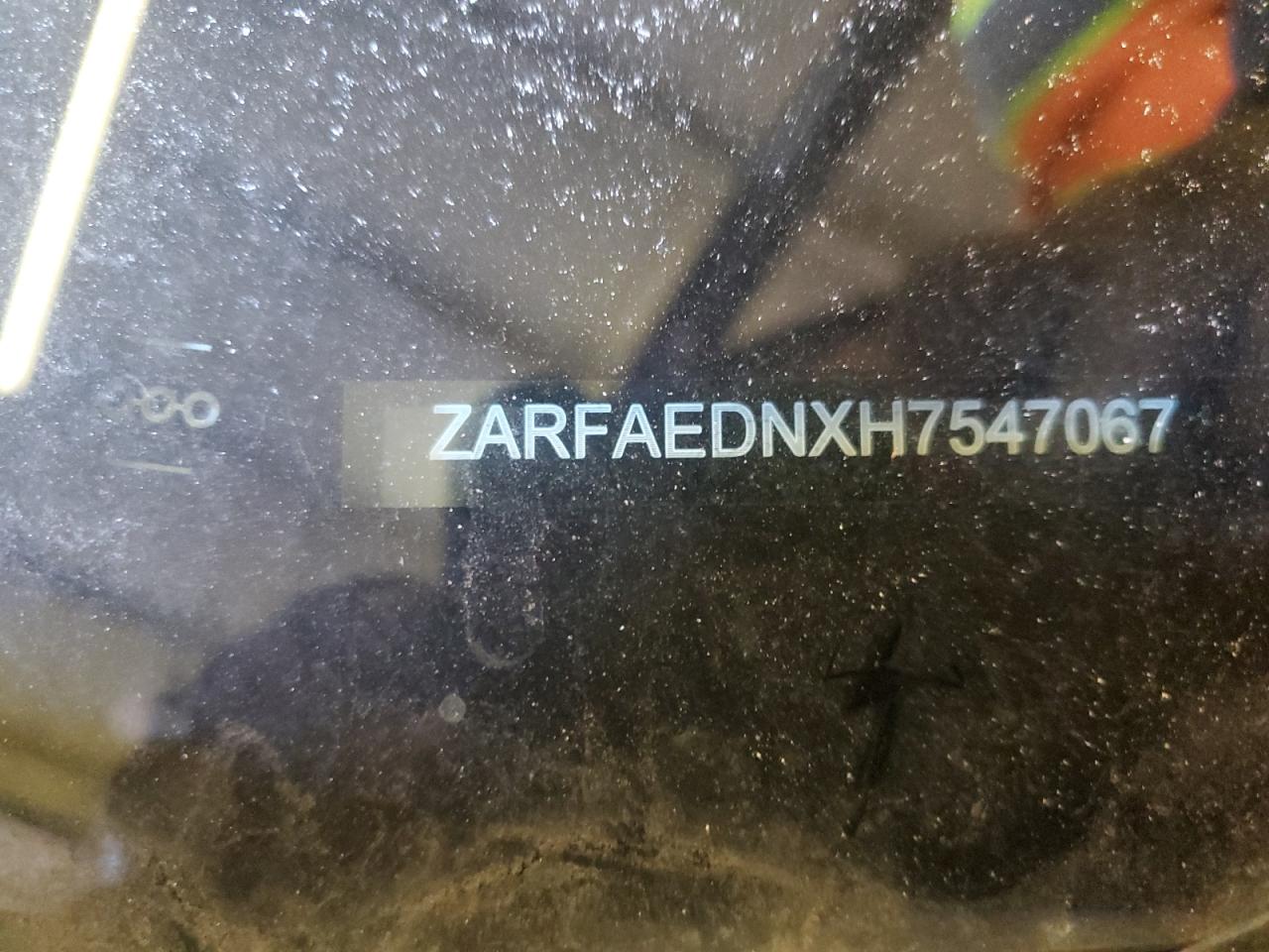 zarfaednxh7547067 ZARFAEDNXH7547067 2017 Alfa Romeo Giulia Q4
