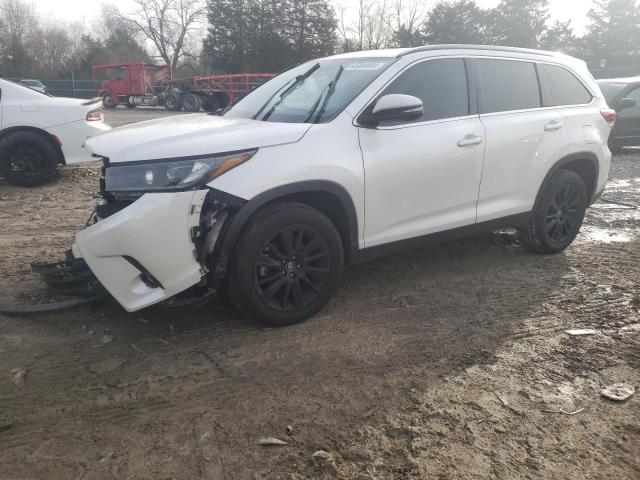 VIN 5TDKZRFH4KS301306 2019 Toyota Highlander, SE no.1