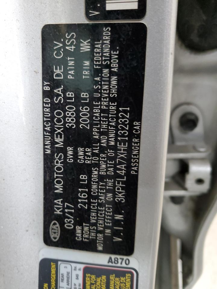 Lot #3315988152 2017 KIA FORTE LX