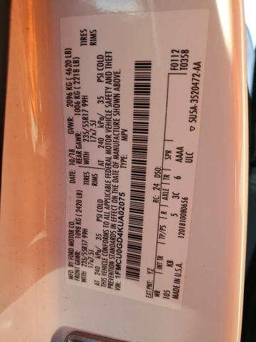 2019 FORD ESCAPE SE 1FMCU0GD4KUA02075