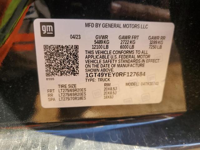 2024 GMC SIERRA K35 1GT49YEY0RF127684
