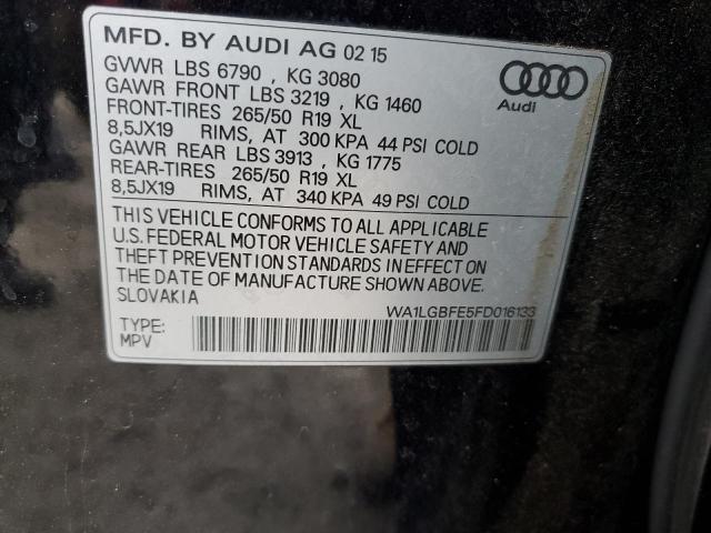 2015 AUDI Q7 PREMIUM WA1LGBFE5FD016133