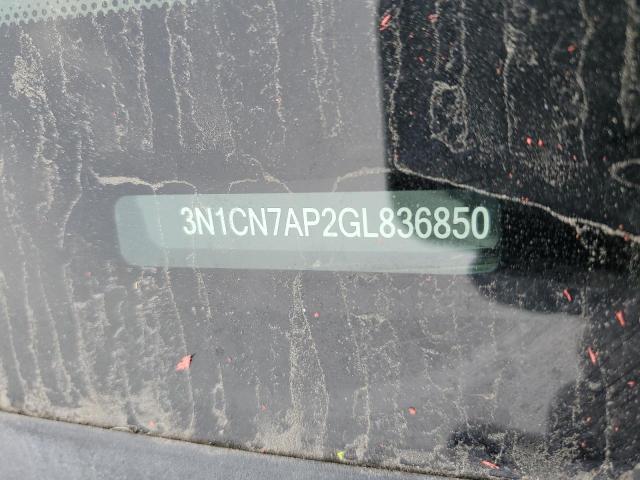 2016 NISSAN VERSA S 3N1CN7AP2GL836850