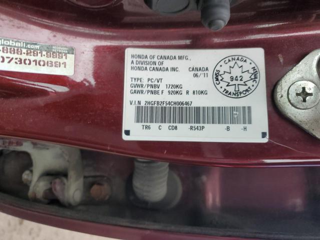 2009 Honda Accord Exl VIN: 1HGCP26849A070045 Lot: 42433344