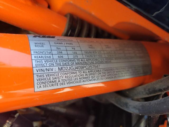 2023 KTM 390 ADVENT MD2JGJ409PC257547